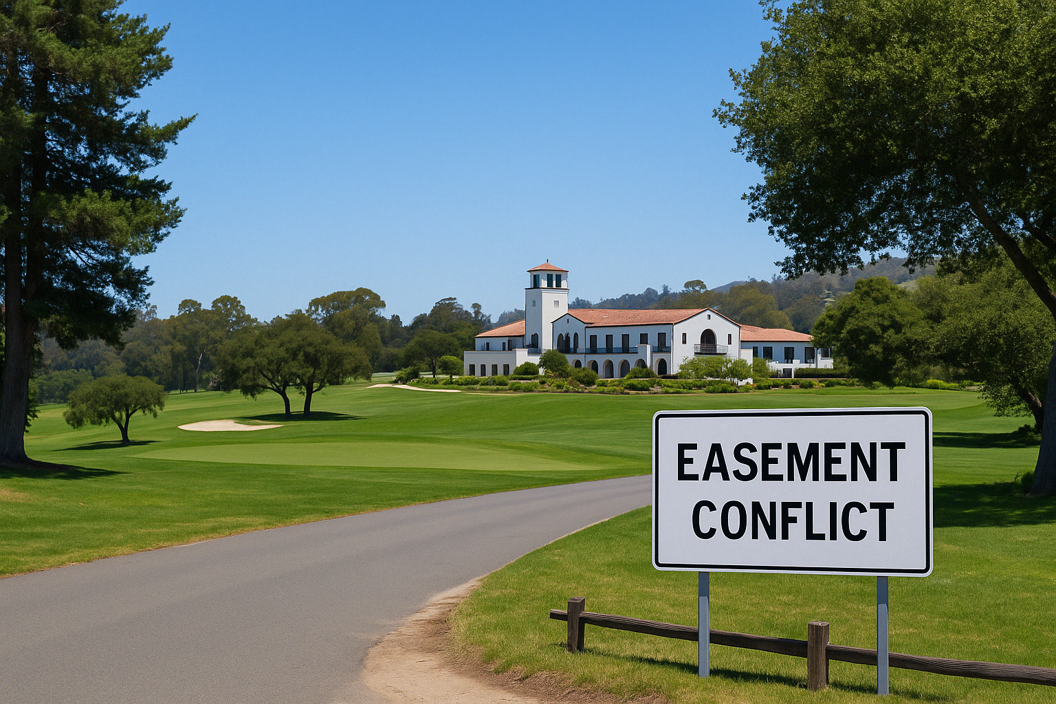 Easement Dispute at Montecito Country Club