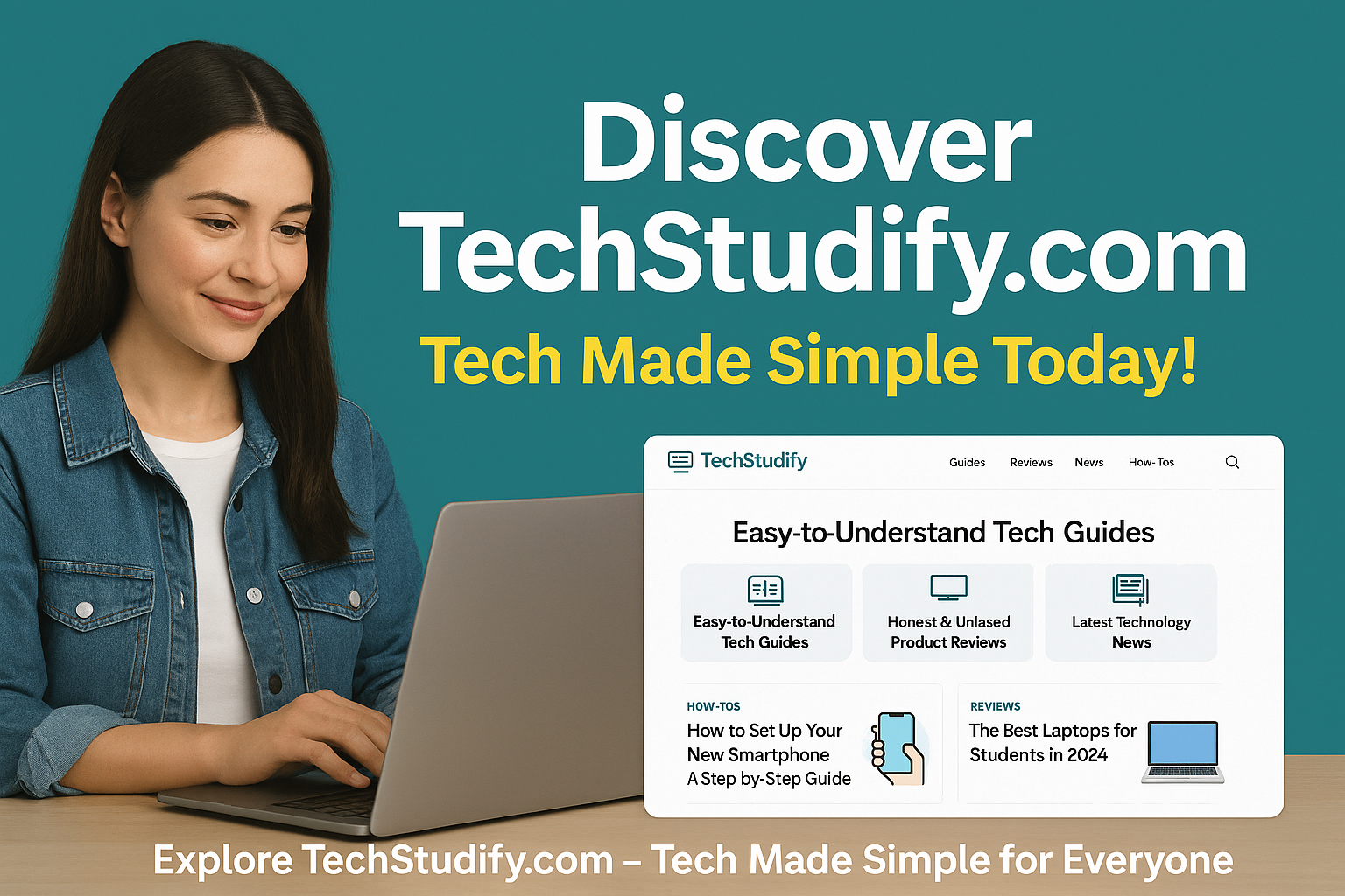 Simple tech learning with TechStudify.com website.