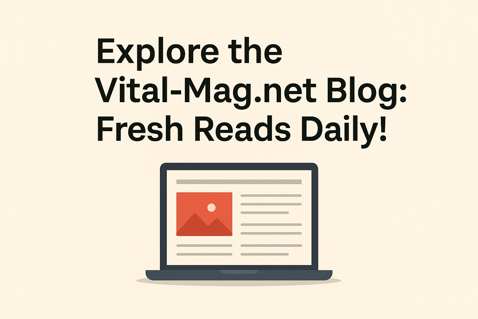 Vital-Mag.net Blog featured image with fresh daily reads