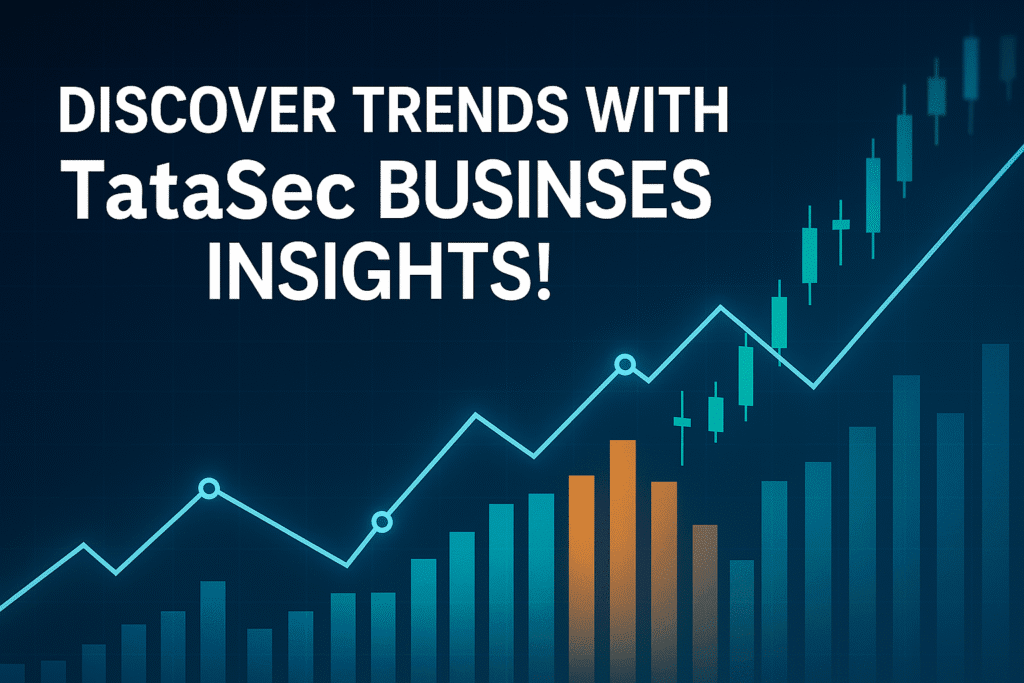 TataSec Business Insights showcasing trend graphs and market analysis